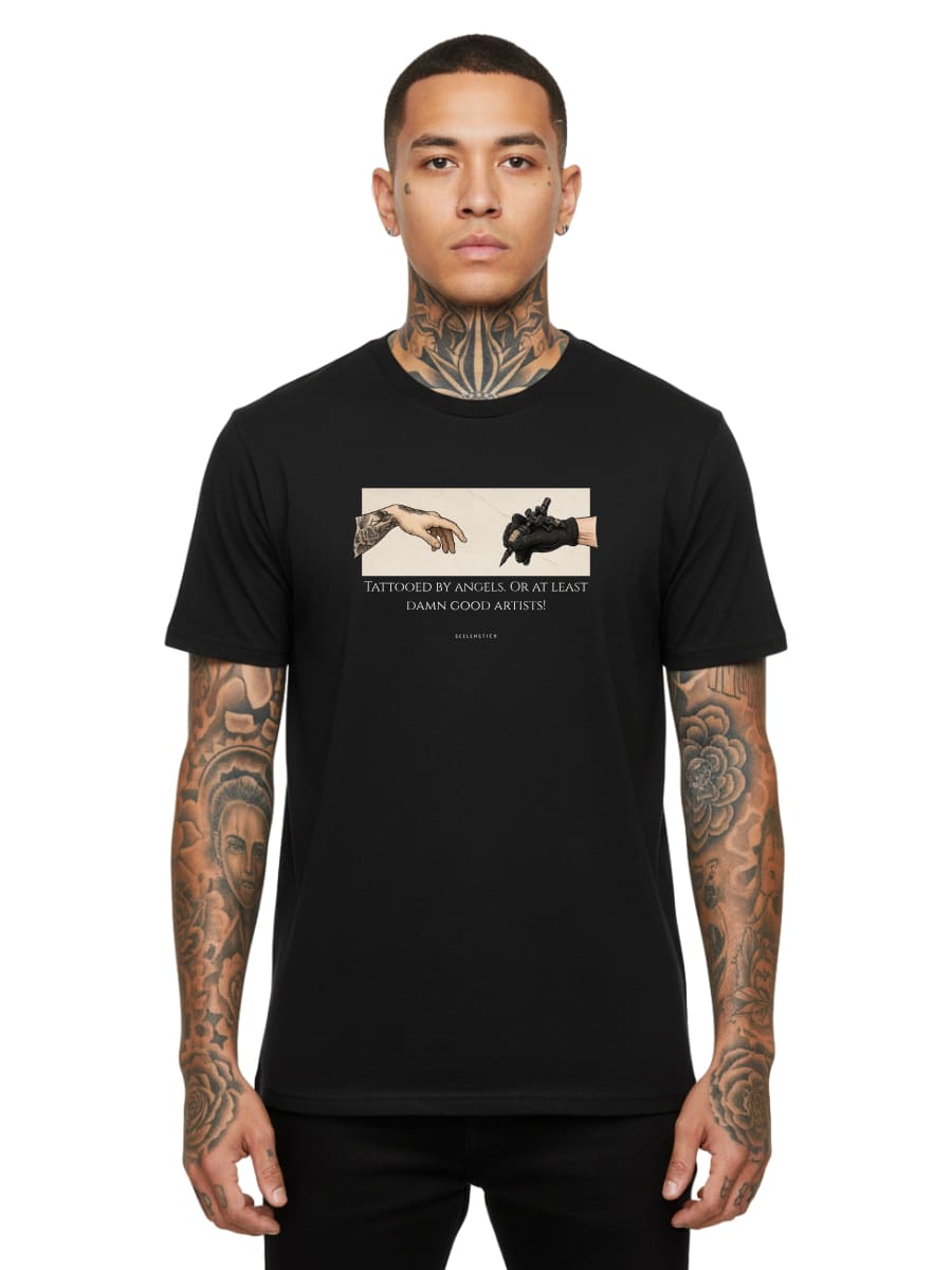 Tattooed By Angels - Unisex Premium Shirt