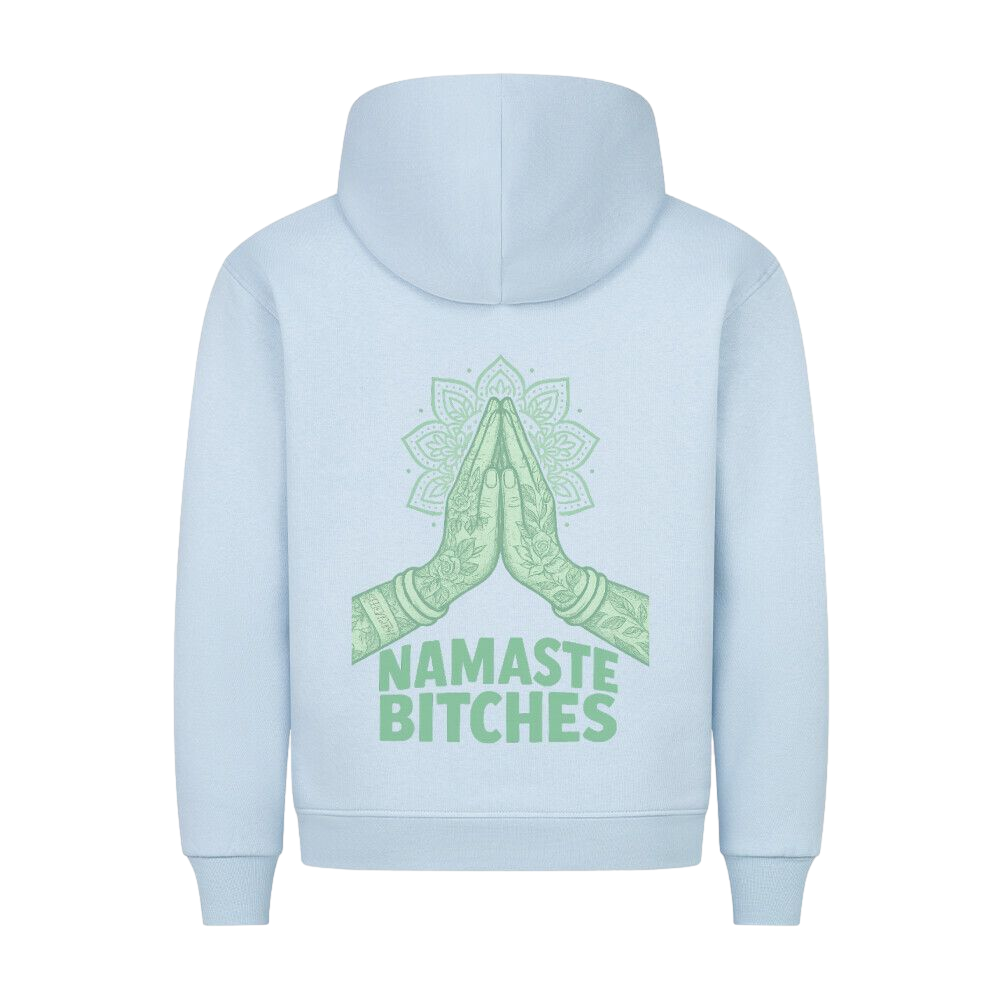 Namaste Bitches Mint - Premium Hoodie