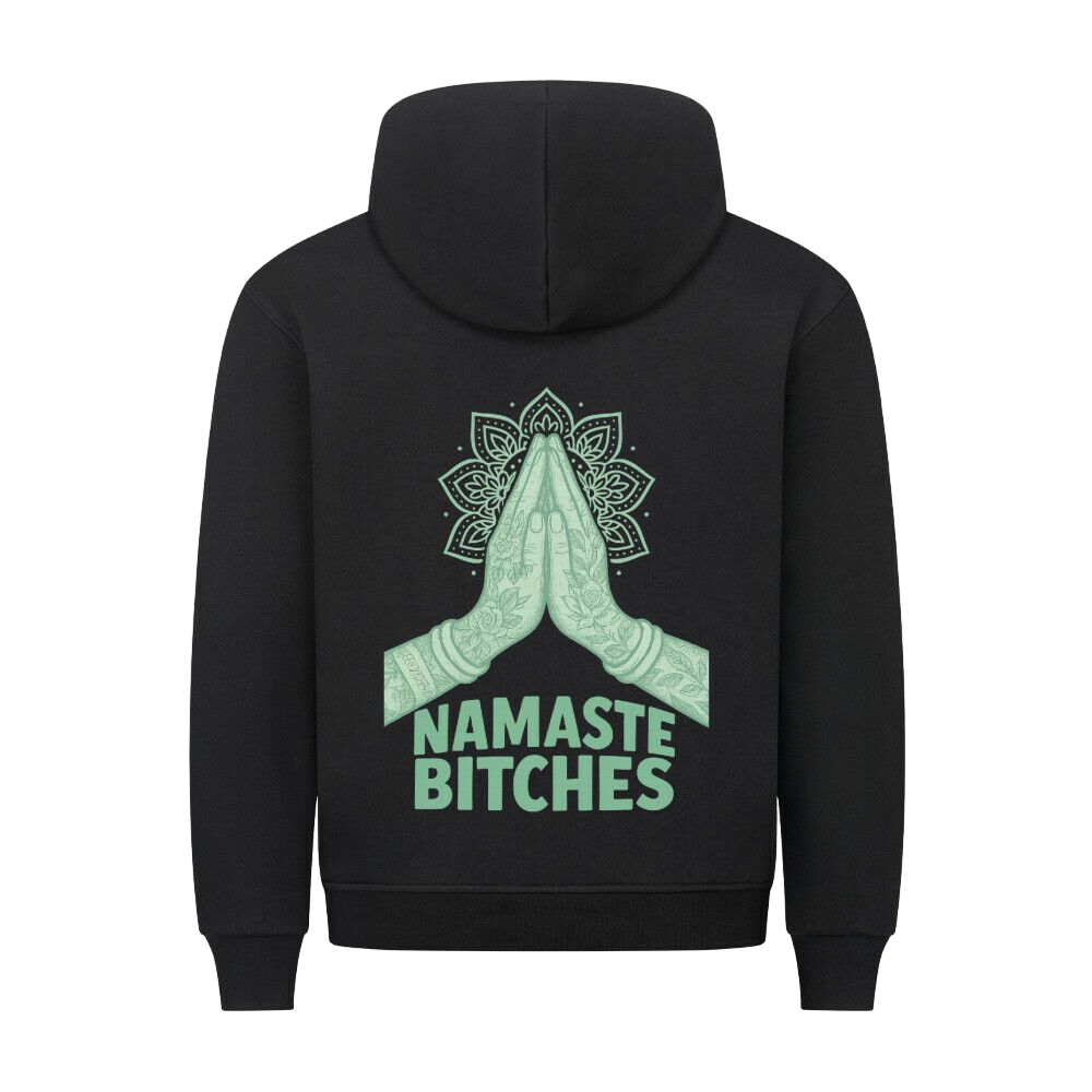 Namaste Bitches Mint - Premium Hoodie