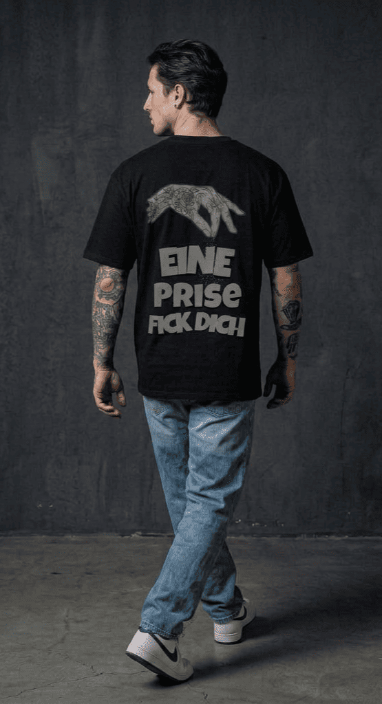 Eine Prise Fick Dich - Oversized Shirt (ohne Frontprint)