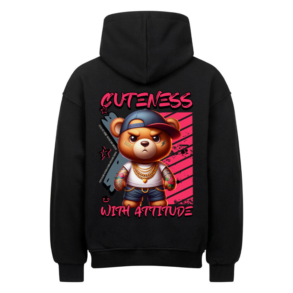 Cuteness with Attitude - Oversized Hoodie