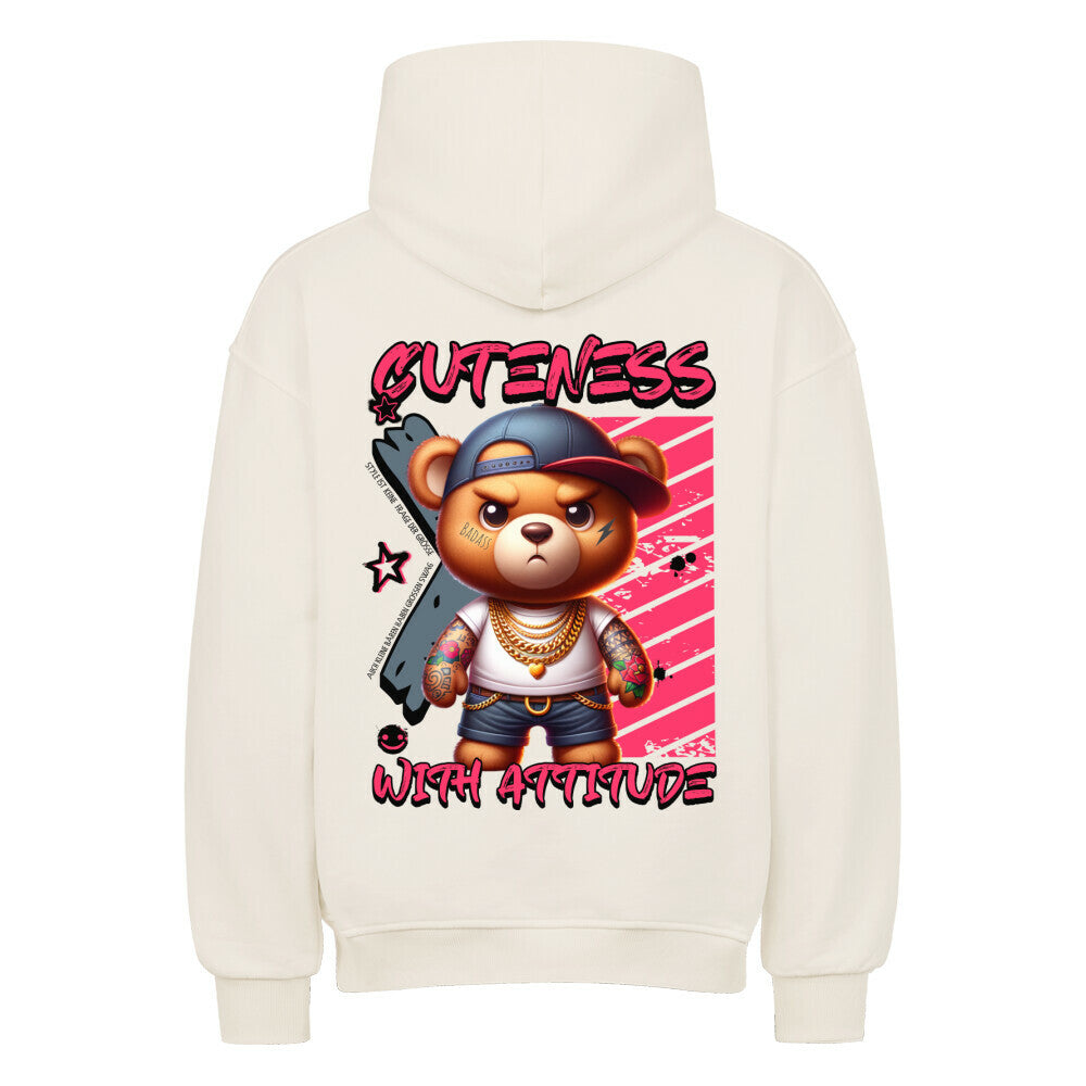 Cuteness with Attitude - Oversized Hoodie