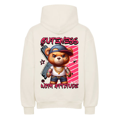 Cuteness with Attitude - Oversized Hoodie
