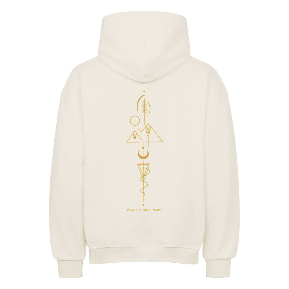 Peace Begins Inside - Oversized Hoodie