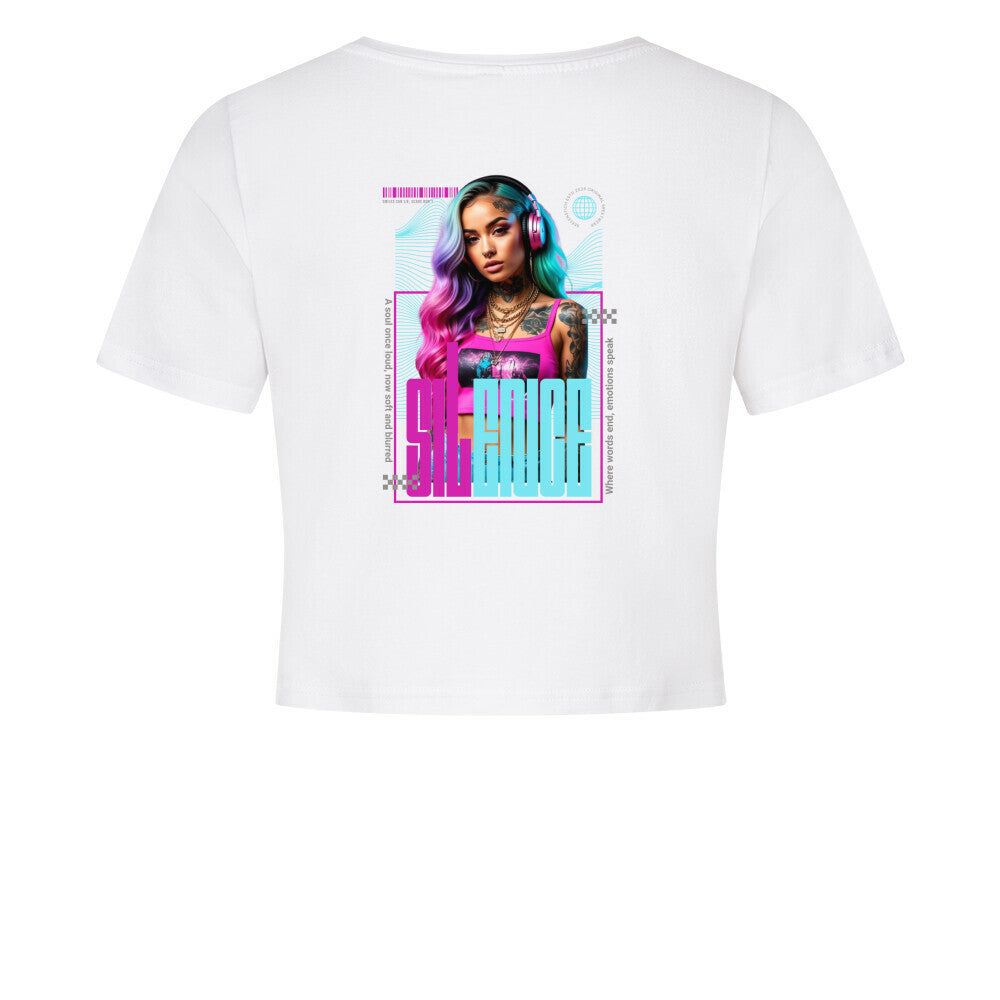 Silence - Ladies Cropped Tee