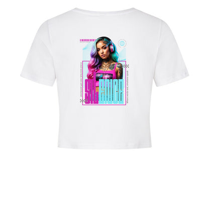 Silence - Ladies Cropped Tee
