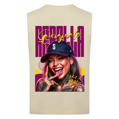 Rebella - Sleeveless Oversized Tee
