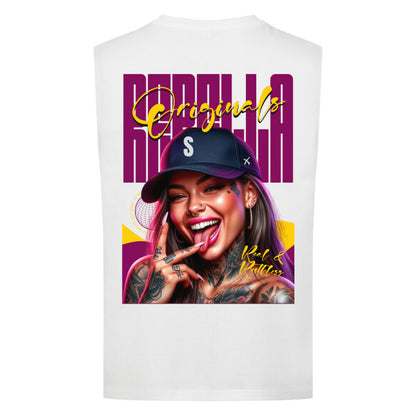 Rebella - Sleeveless Oversized Tee