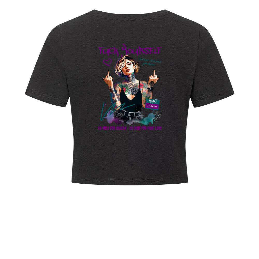 Too Real for Fake Love - Ladies Cropped Tee