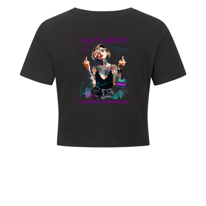 Too Real for Fake Love - Ladies Cropped Tee