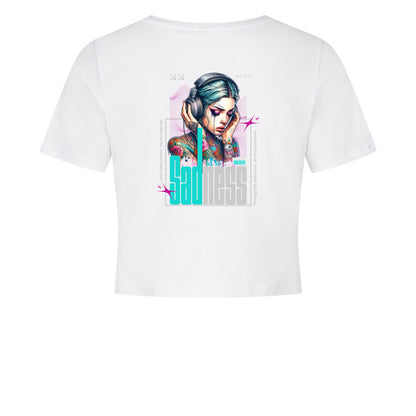 Sadness - Ladies Cropped Tee