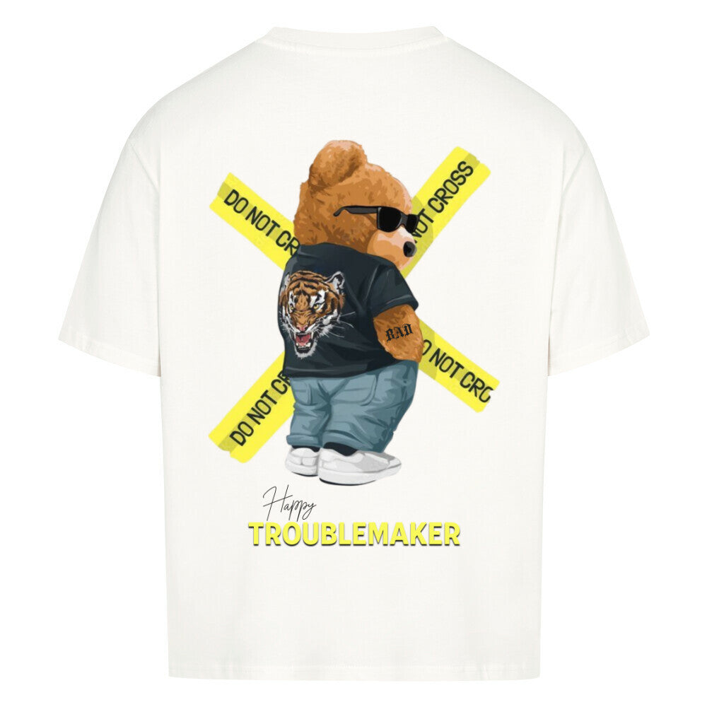 Happy Troublemaker - Oversized Shirt