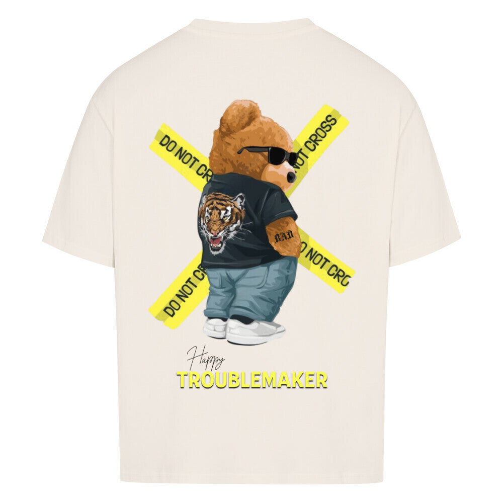 Happy Troublemaker - Oversized Shirt