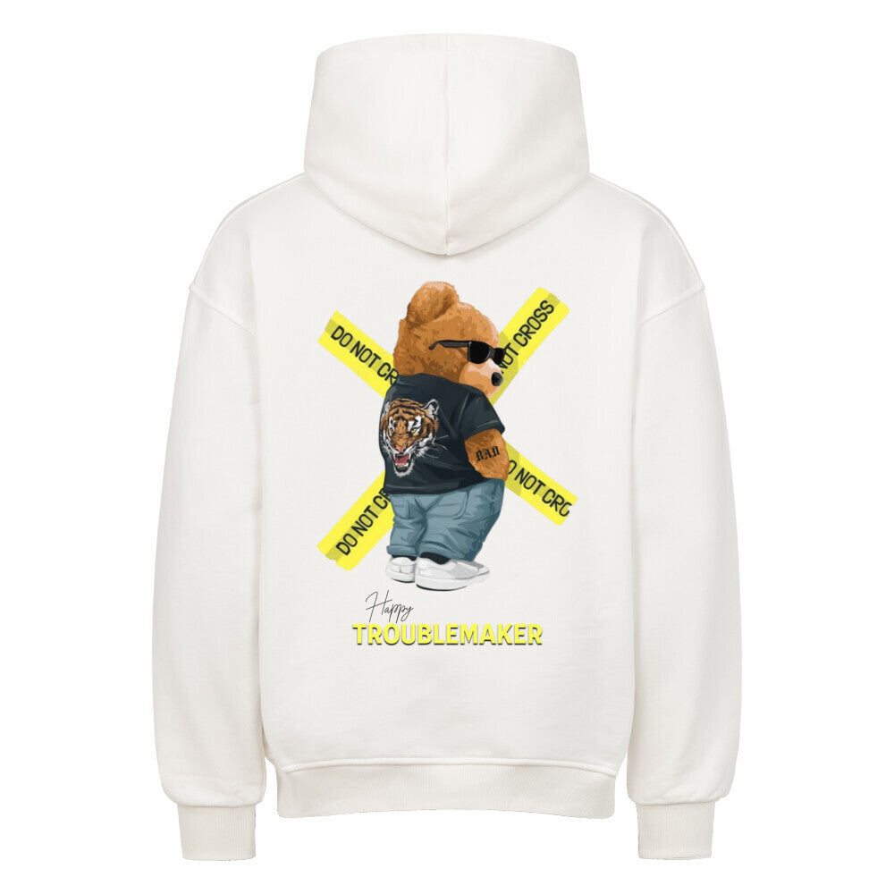 Happy Troublemaker - Oversized Hoodie