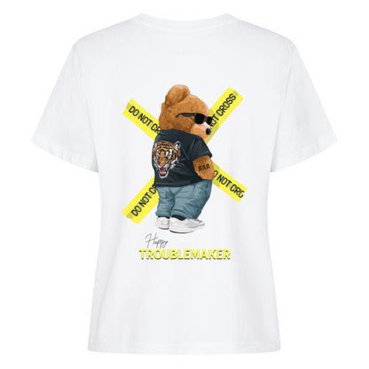 Happy Troublemaker - Damen Premium Shirt