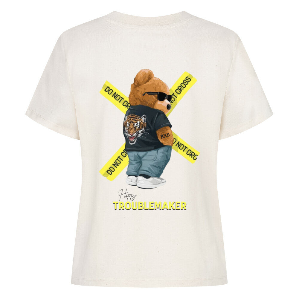 Happy Troublemaker - Damen Premium Shirt