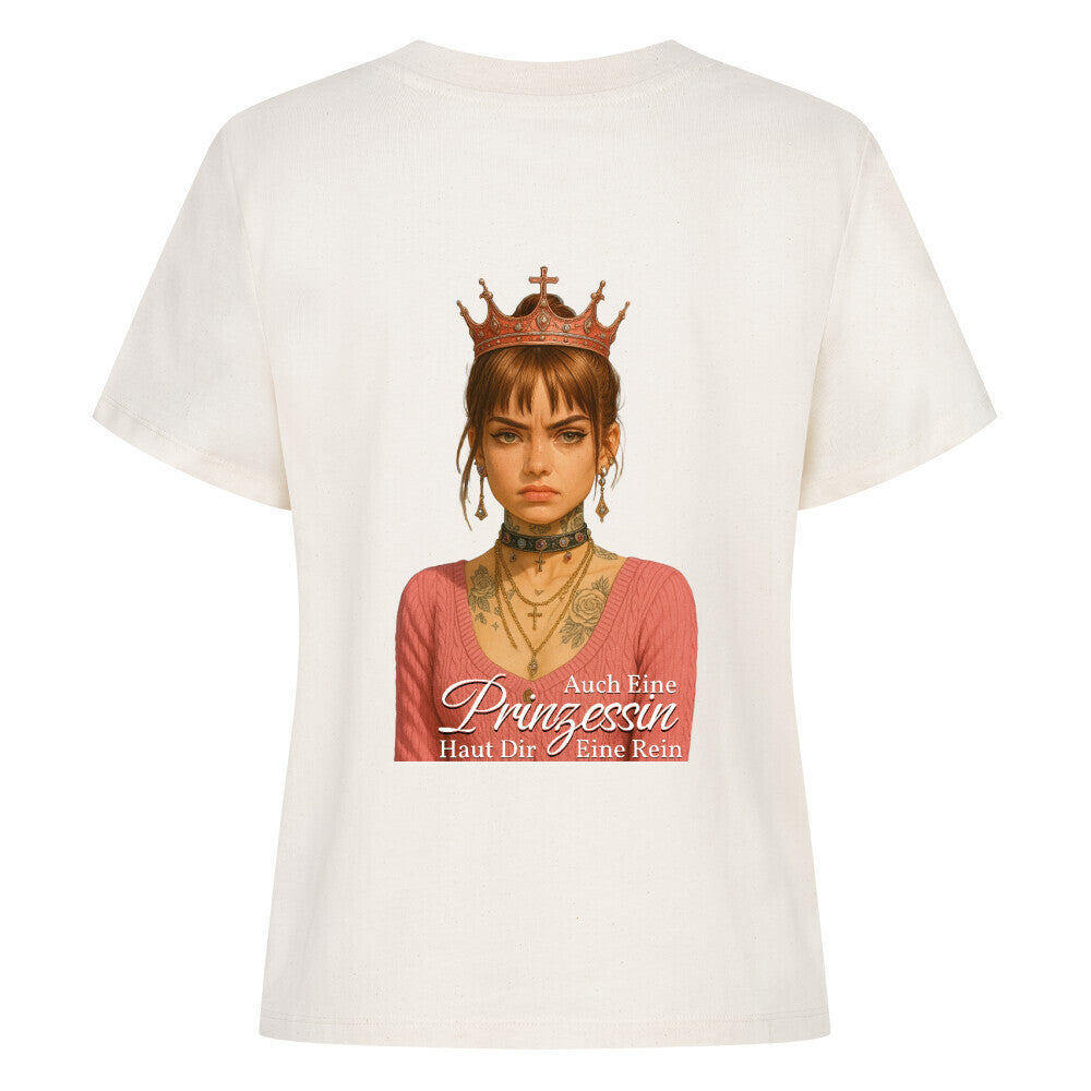 Auch eine Prinzessin haut dir eine rein - Damen Premium Shirt