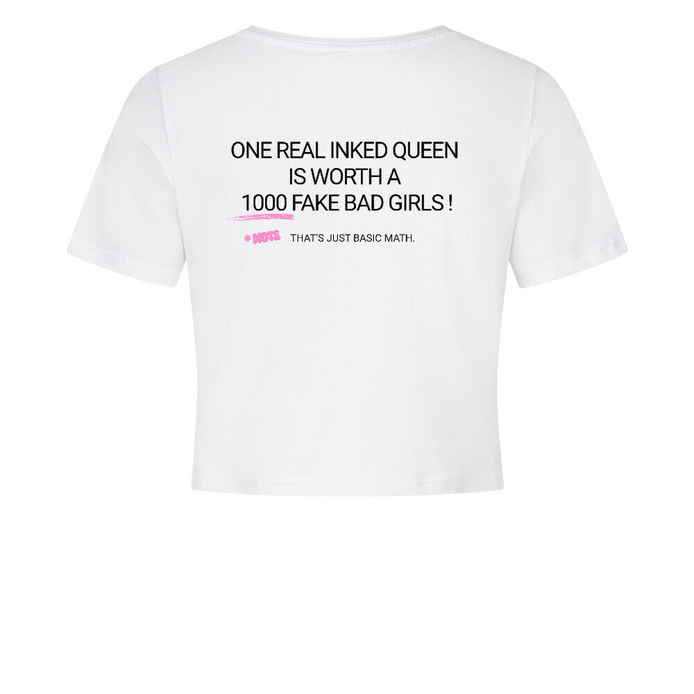 Inked Queen - Ladies Cropped Tee