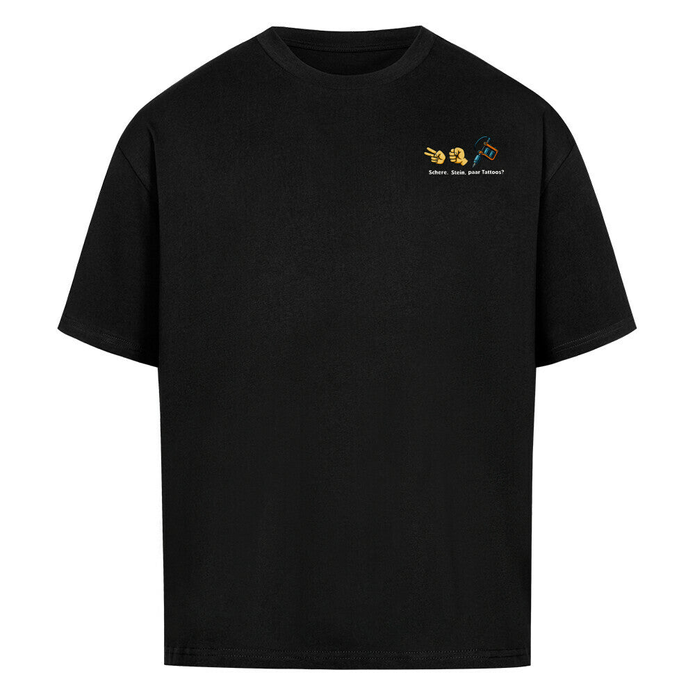 Schere. Stein. Paar Tattoos? - Oversized Shirt