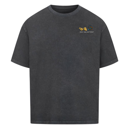 Schere. Stein. Paar Tattoos? - Oversized Shirt