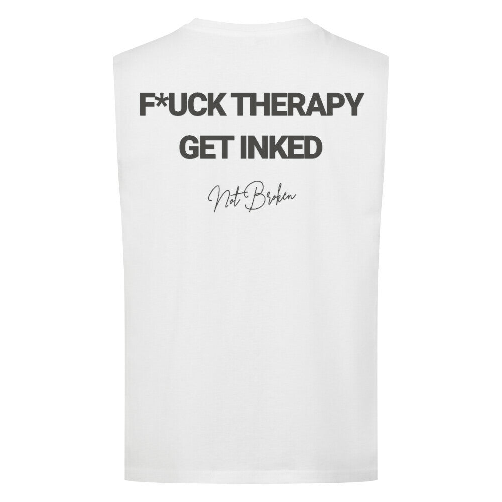 F*ck Therapy - Sleeveless Oversized Tee