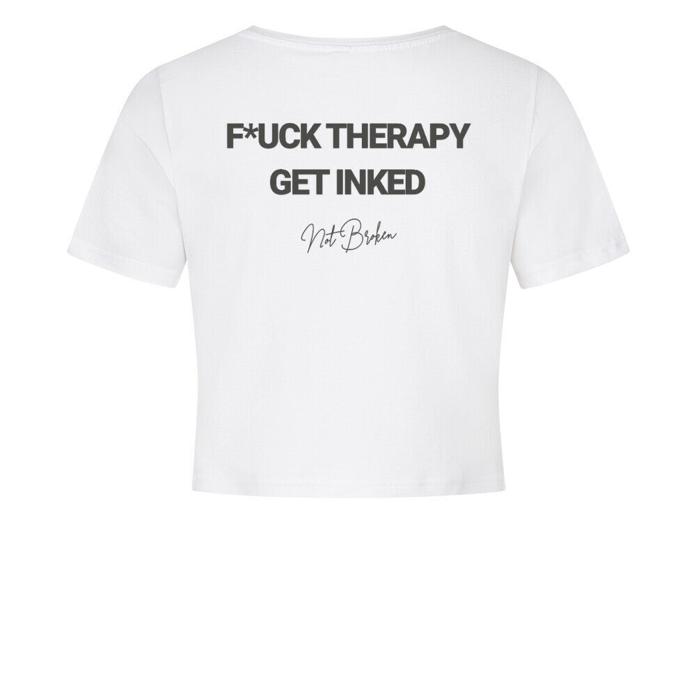 F*ck Therapy - Ladies Cropped Tee