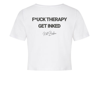 F*ck Therapy - Ladies Cropped Tee
