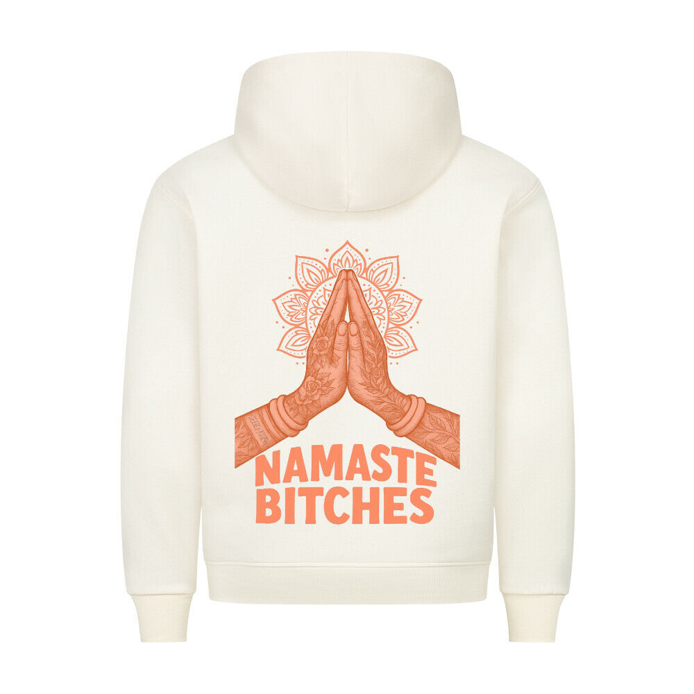 Namaste Bitches Orange - Premium Hoodie