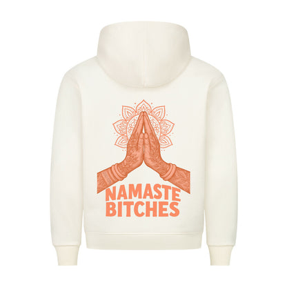 Namaste Bitches Orange - Premium Hoodie