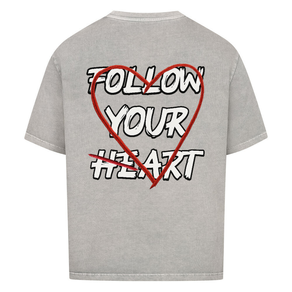 Follow Your (He)art - Oversized Shirt