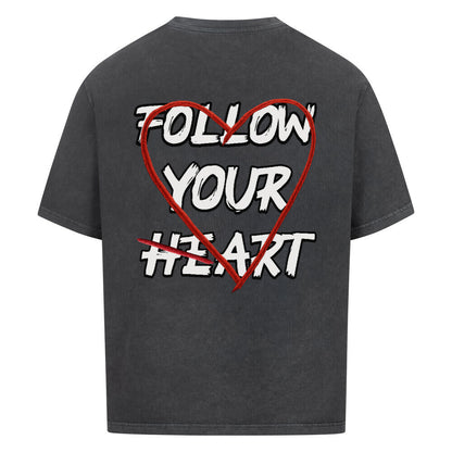 Follow Your (He)art - Oversized Shirt