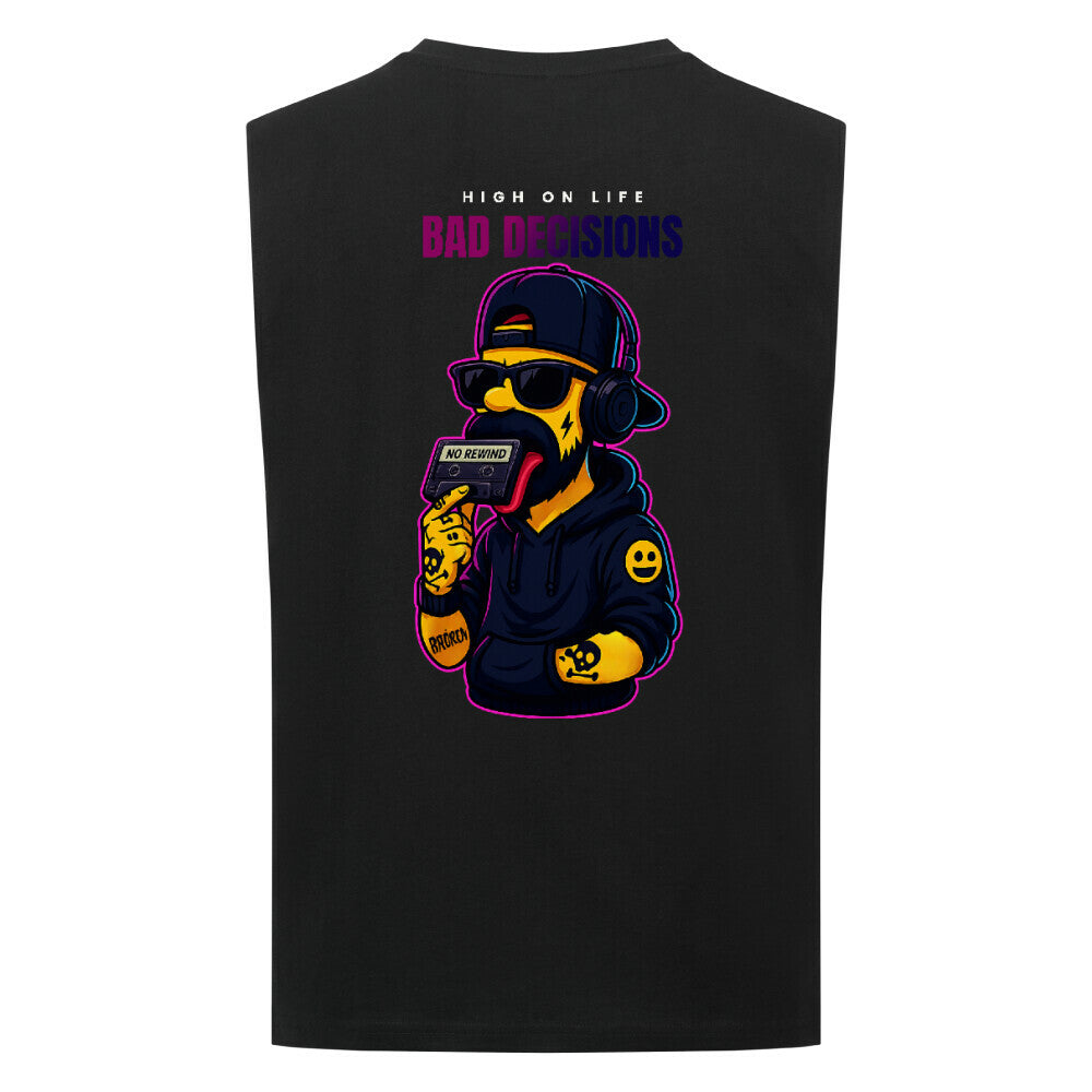 Bad Decisions - Sleeveless Oversized Tee