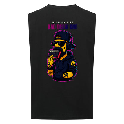 Bad Decisions - Sleeveless Oversized Tee