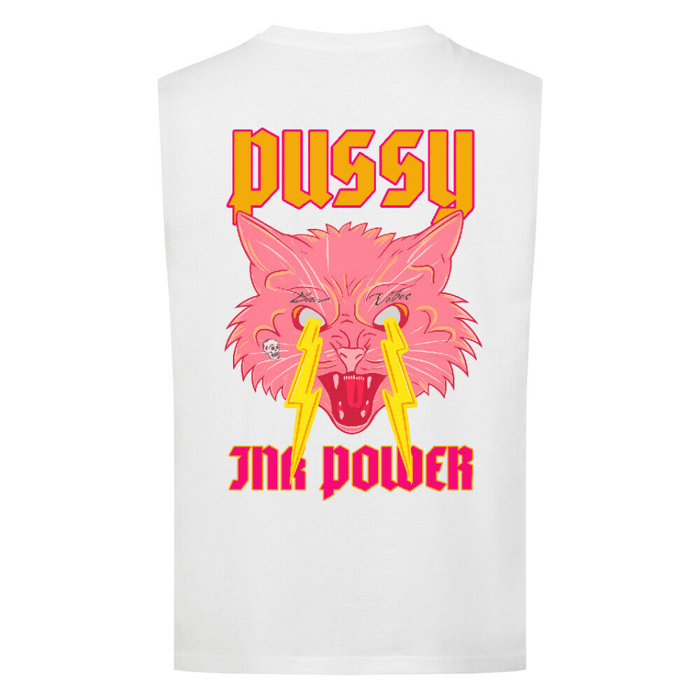 Pussy Ink Power - Sleeveless Oversized Tee