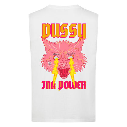 Pussy Ink Power - Sleeveless Oversized Tee