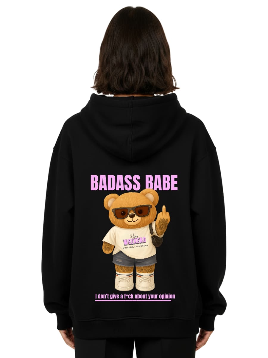 Badass Babe - Oversized Hoodie