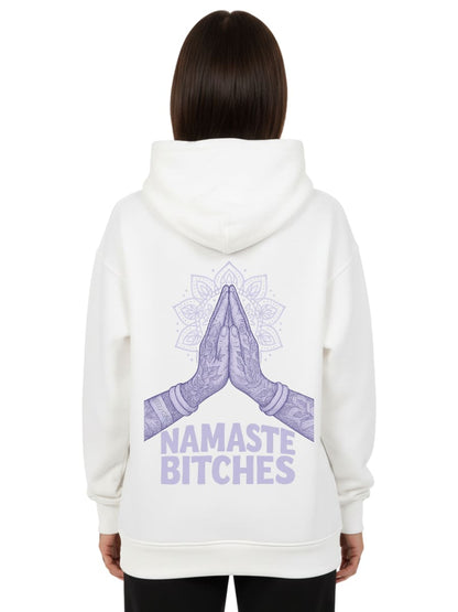 Namaste Bitches Lavendel - Oversized Hoodie