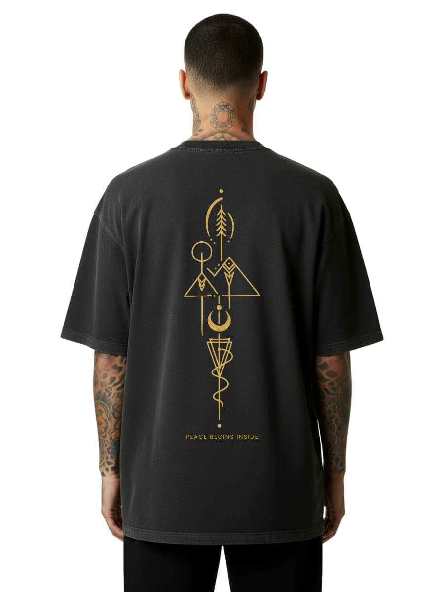 Peace Begins Inside - Oversized Shirt