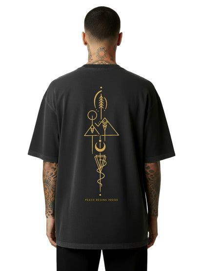 Peace Begins Inside - Oversized Shirt