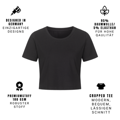 Never Enough Ink - Ladies Cropped Tee