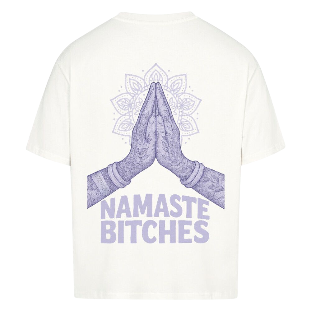 Namaste Bitches Lavendel - Oversized Shirt