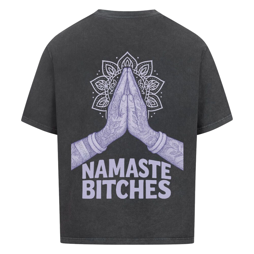 Namaste Bitches Lavendel - Oversized Shirt