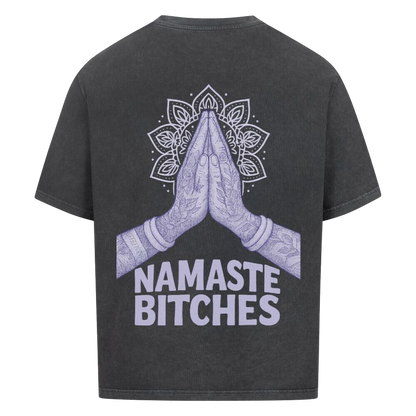 Namaste Bitches Lavendel - Oversized Shirt