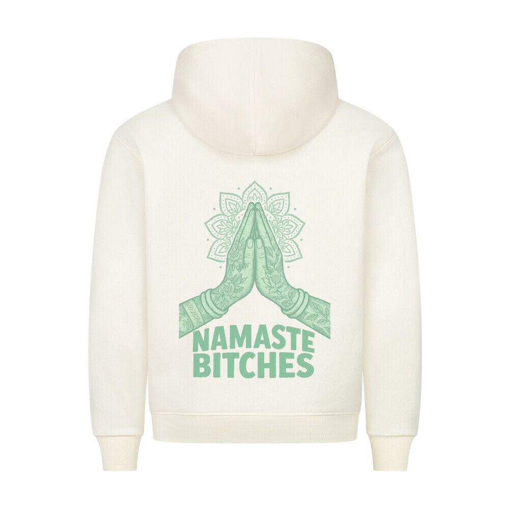 Namaste Bitches Mint - Premium Hoodie