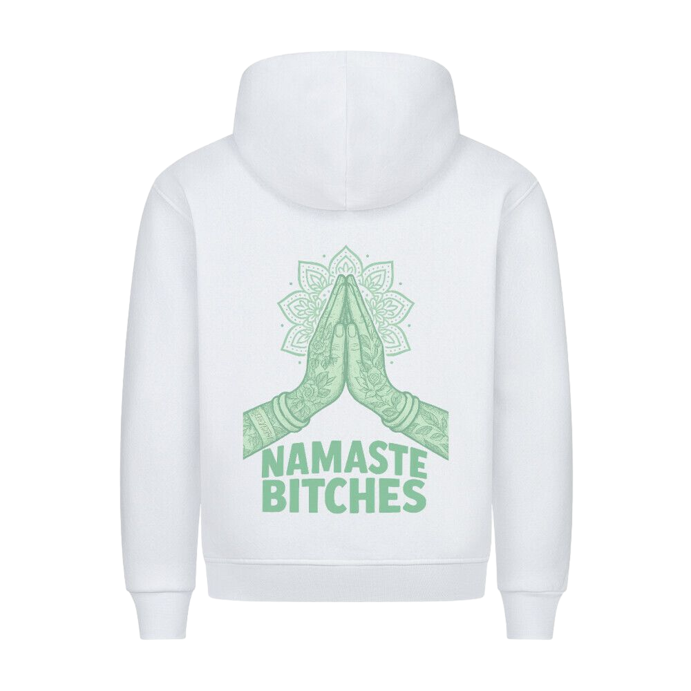 Namaste Bitches Mint - Premium Hoodie