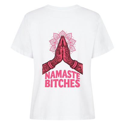 Namaste Bitches - Damen Premium Shirt (ohne Frontprint)