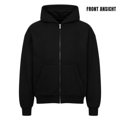 Zuviel für dich? Perfekt - Oversized Zipper Hoodie mit Reißverschluss