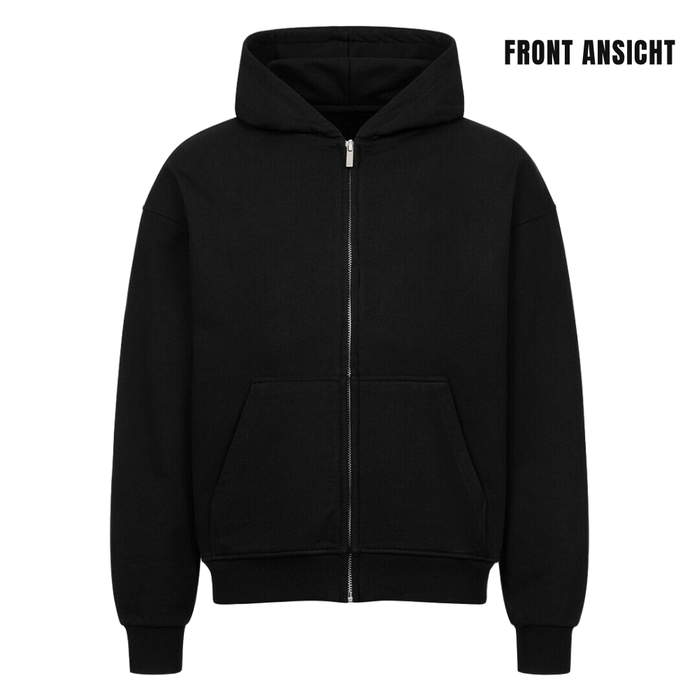 Namaste Bitches - Oversized Zipper Hoodie mit Reißverschluss