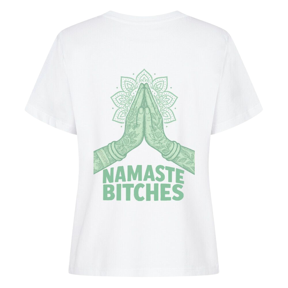 Namaste Bitches Mint - Damen Premium Shirt