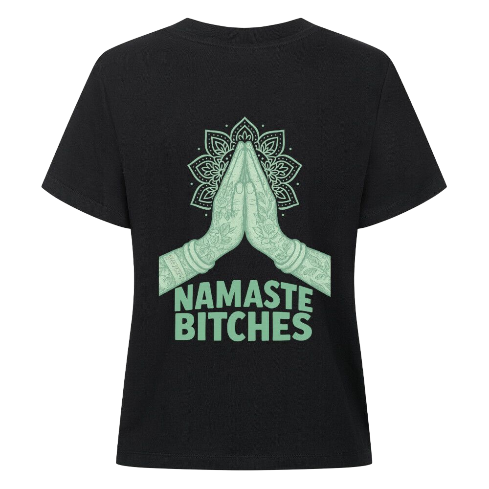 Namaste Bitches Mint - Damen Premium Shirt